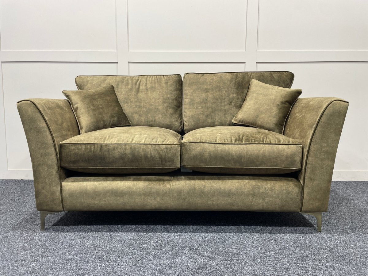 Sasha 2 Seater Classic Back Sofa, Chrome - Image 5