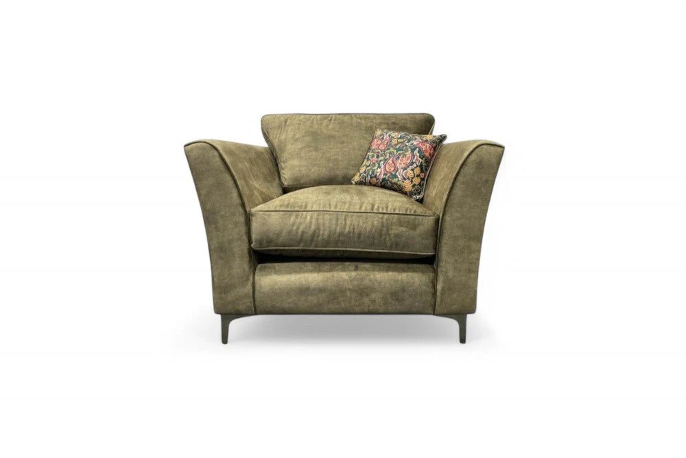 Sasha Classic Back Armchair, Dark Wood