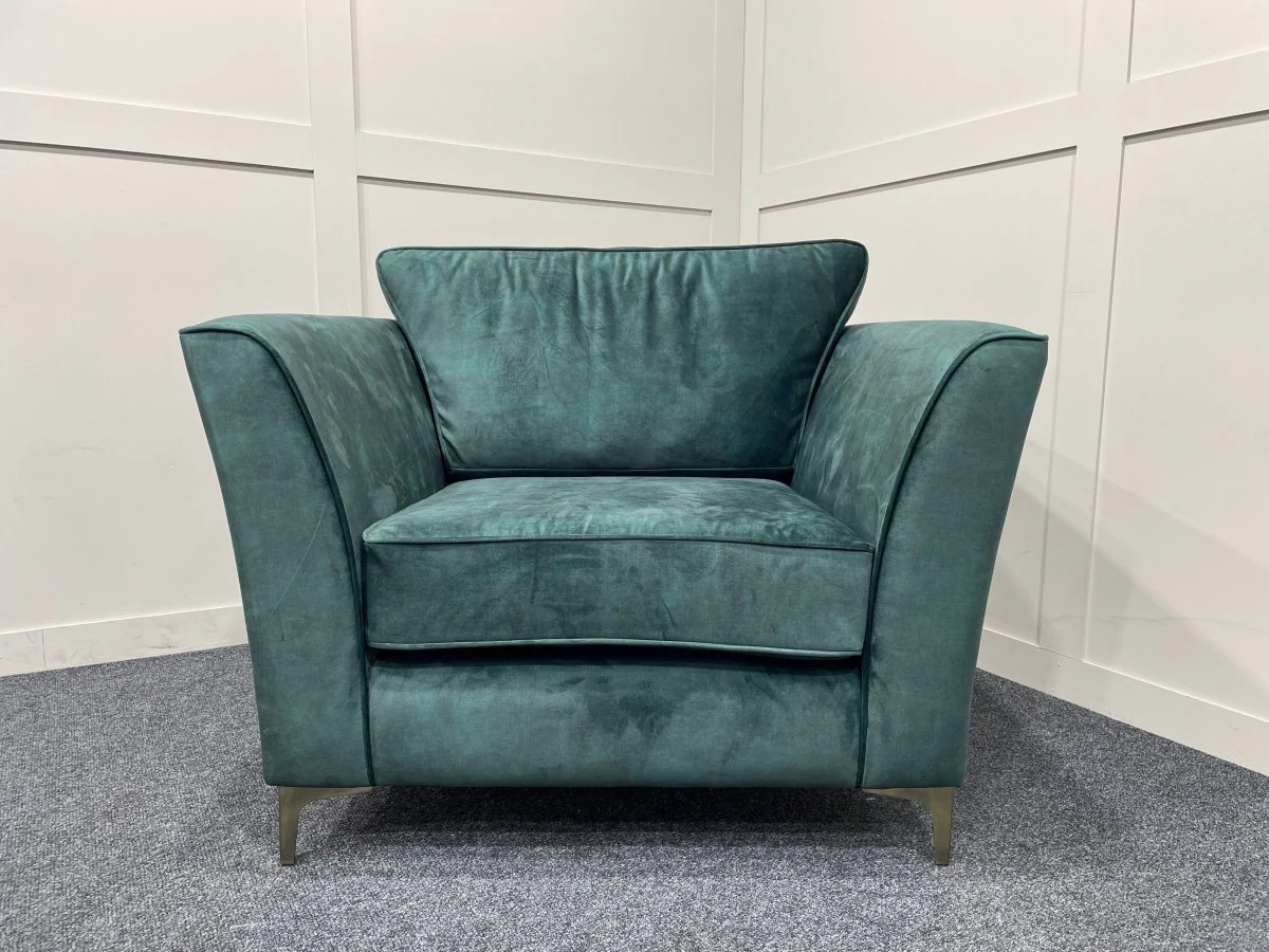 Sasha Classic Back Armchair, Dark Wood - Image 7
