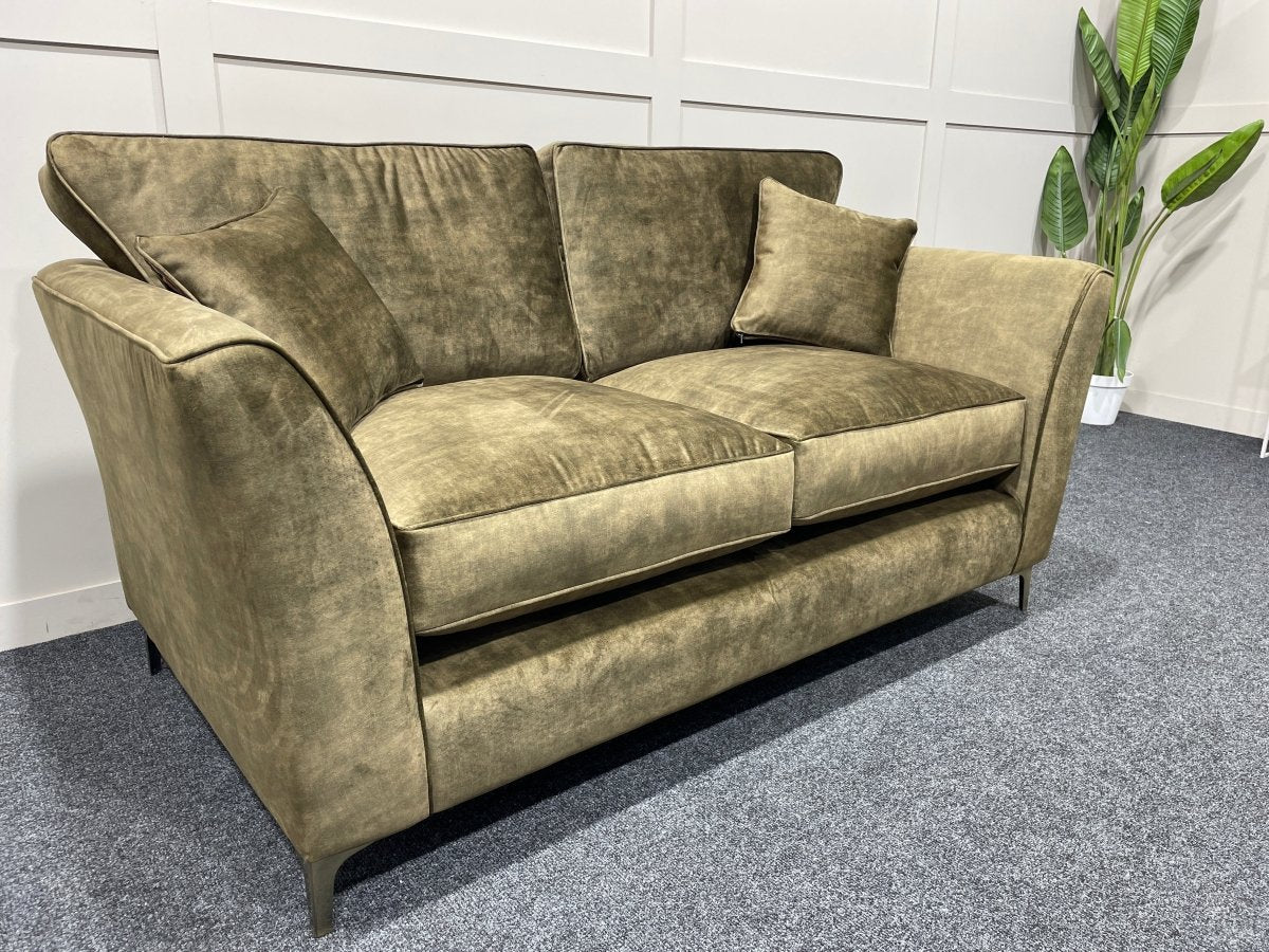 Sasha 2 Seater Classic Back Sofa, Chrome - Image 6