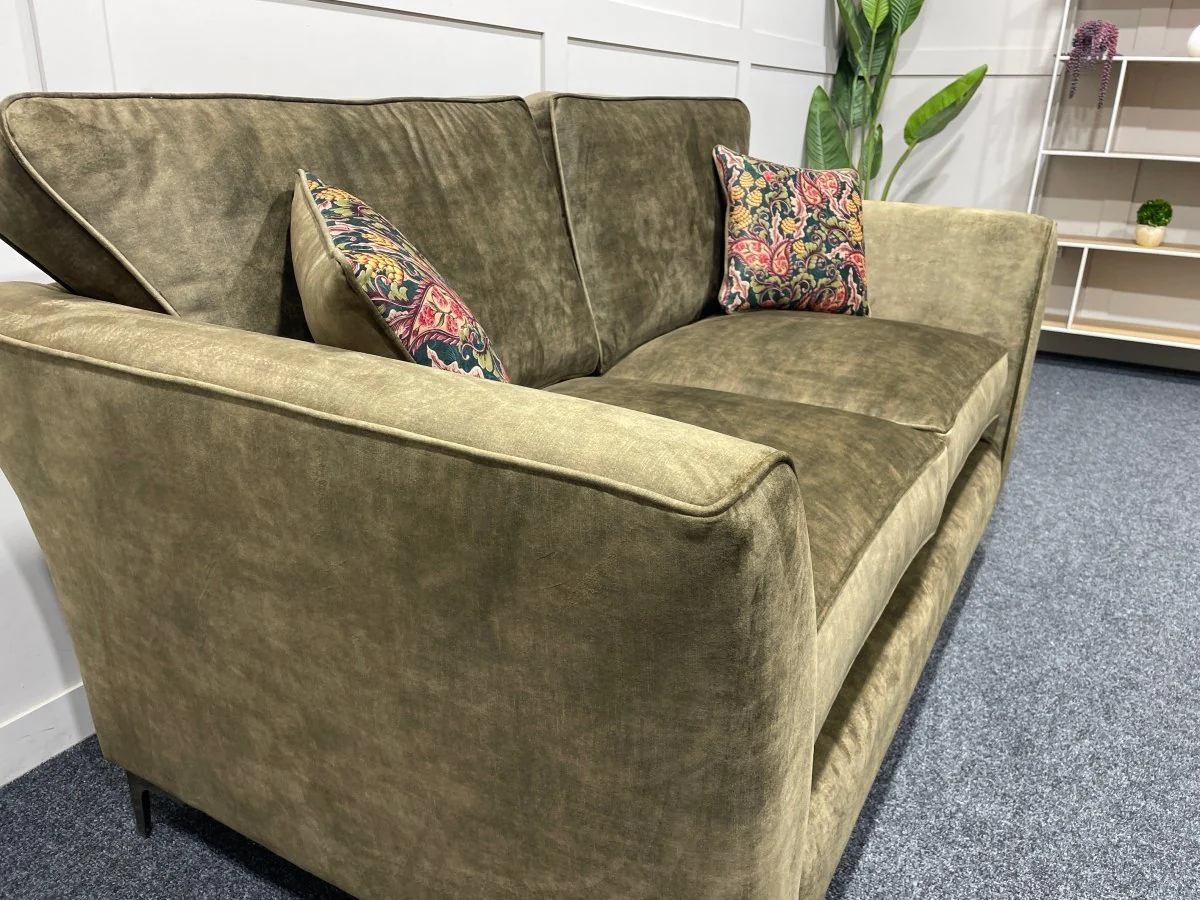 Sasha 2 Seater Classic Back Sofa, Chrome - Image 7