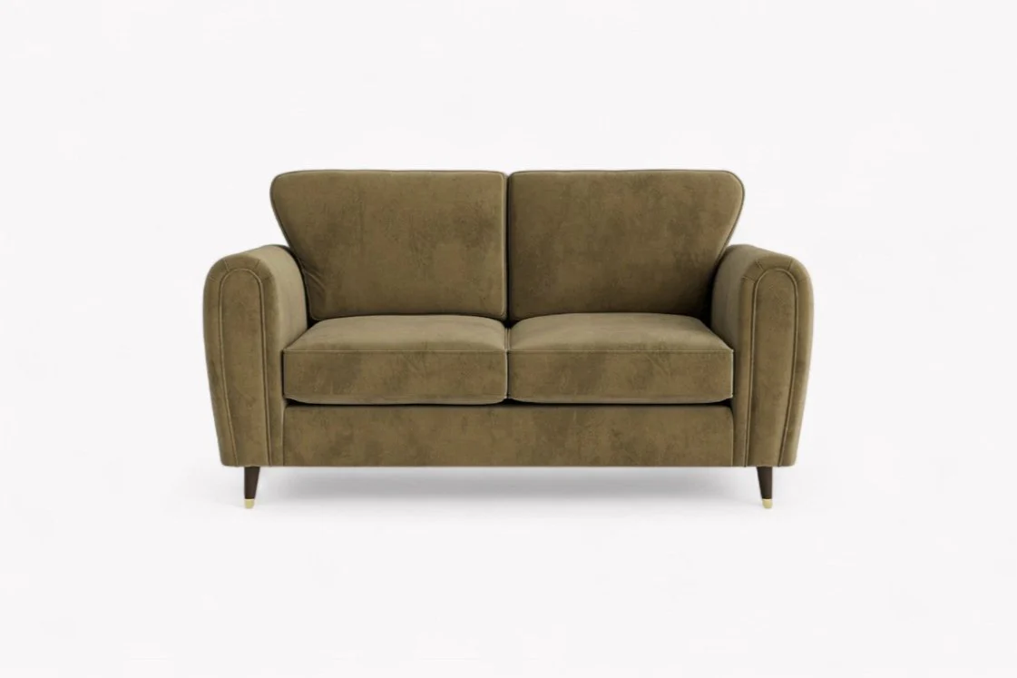 Seville 2 Seater Fabric Sofa - Image 3