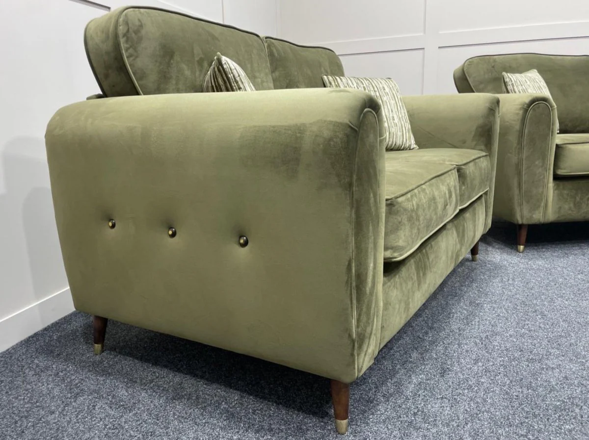 Seville 2 Seater Fabric Sofa - Image 5