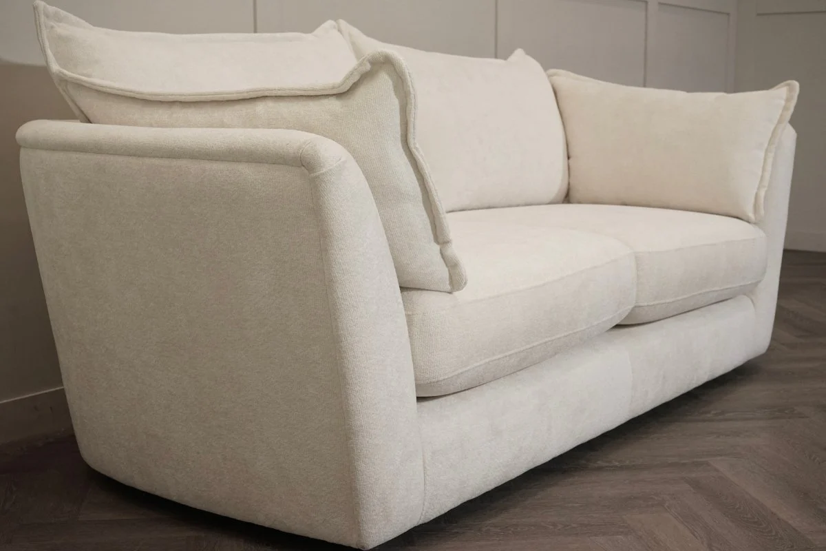 Sloane 3 Seater Sofa, Paddington Chalk - Image 9
