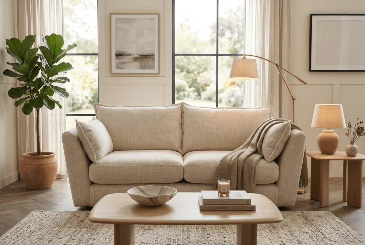 Sloane 3 Seater Sofa, Yukon Natural Mix - Image 2