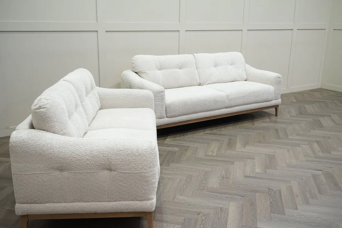 The Cosy Loft 3 + 2 Seater Sofa Set, Milky Pebble - Image 11