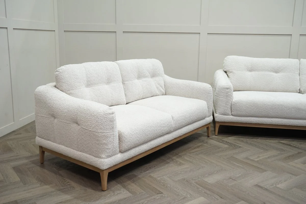 The Cosy Loft 3 + 2 Seater Sofa Set, Milky Pebble - Image 9