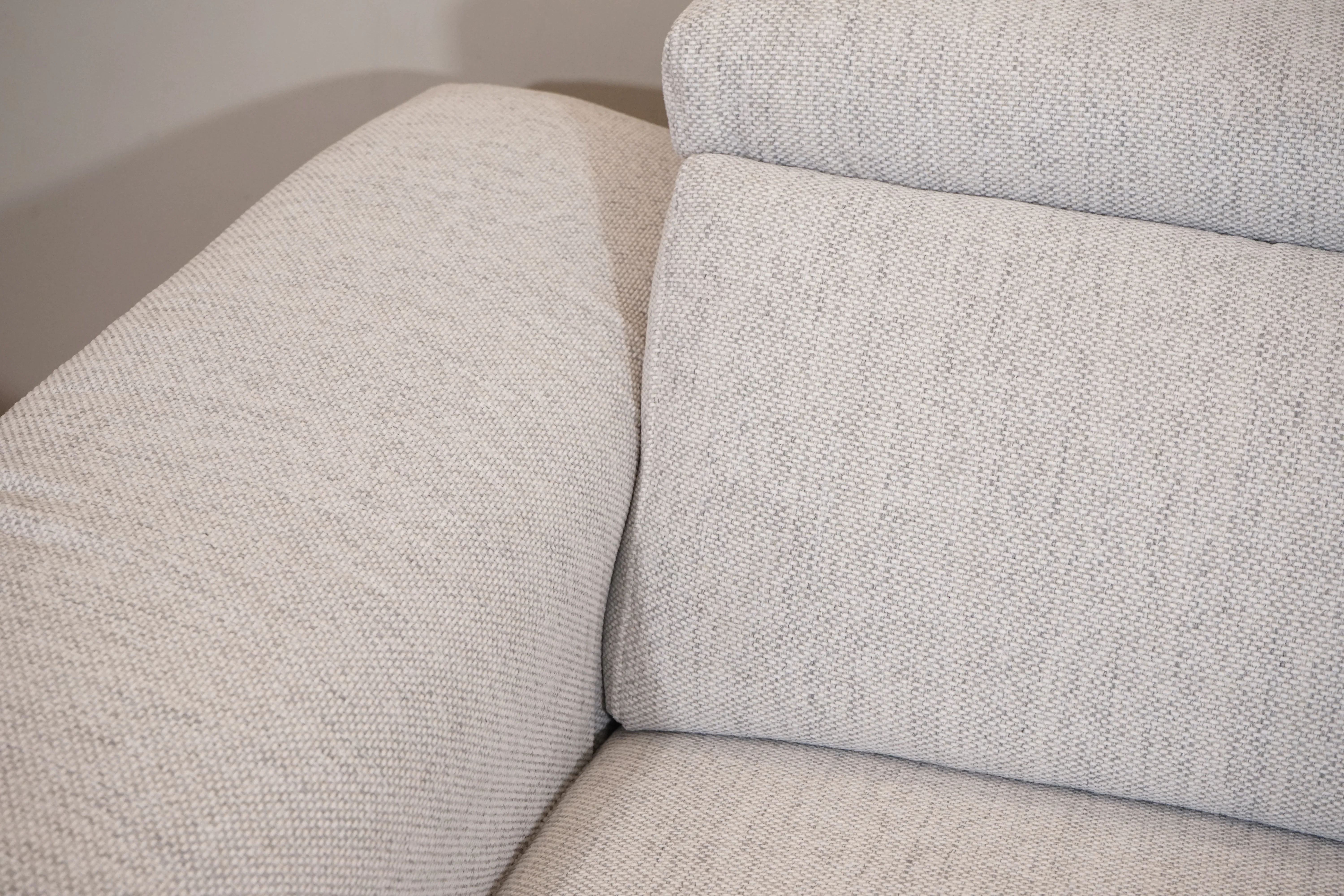 Viserba Fabric 3 Seater Power Recliner Sofa & Armchair, Power Head Tilt - Image 4